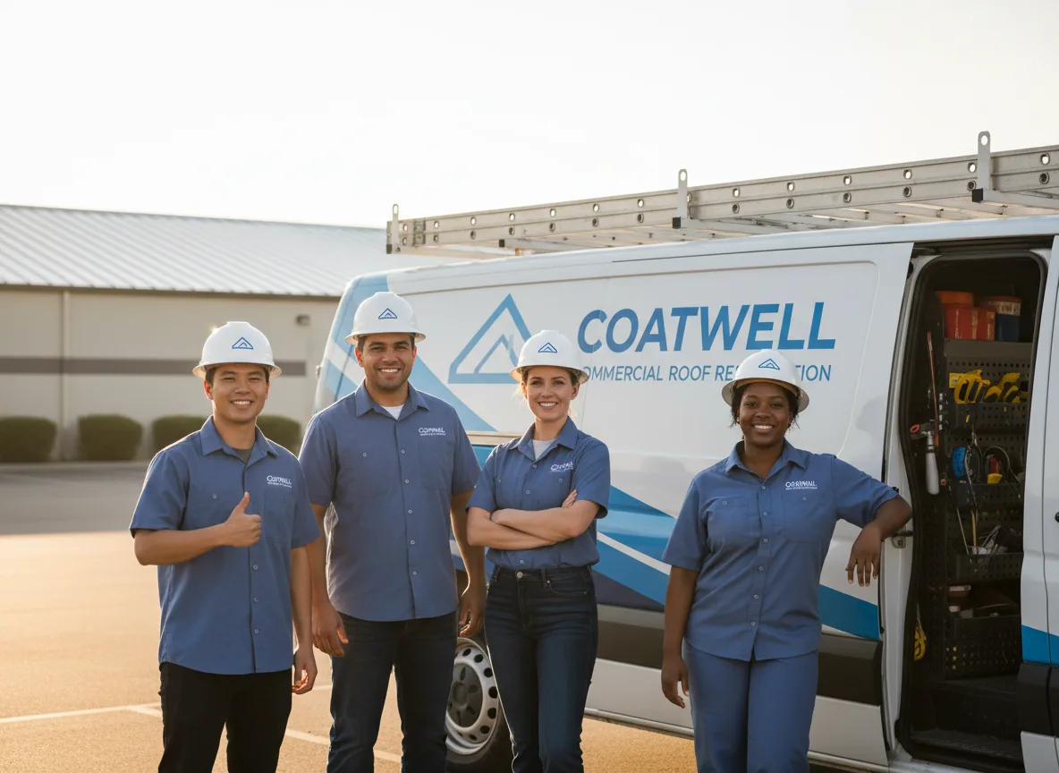 Commercial roof coating company in Standish, CA